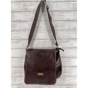 Avorio Shoulder Bag Brown Italian Leather Purse